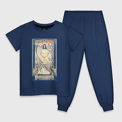 Пижама хлопковая детская Poster for the International Eucharistic Congress, цвет: тёмно-синий