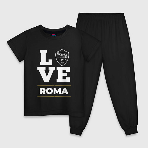 Детская пижама Roma Love Classic / Черный – фото 1