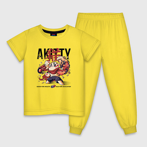 Детская пижама Akitty / Желтый – фото 1
