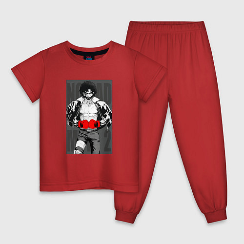 Детская пижама Грозный Джо Мегалобокс / Красный – фото 1