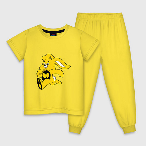 Детская пижама Wu-Tang Bunny / Желтый – фото 1
