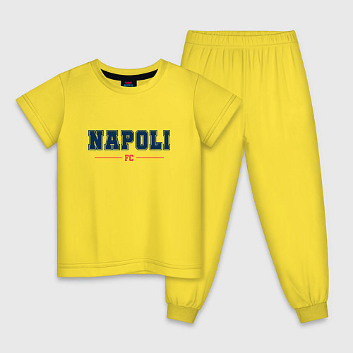 Детская пижама Napoli FC Classic / Желтый – фото 1