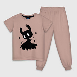 Пижама хлопковая детская Game Hollow Knight, цвет: пыльно-розовый