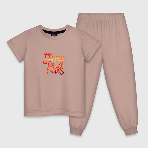 Детская пижама Circus Stray Kids / Пыльно-розовый – фото 1