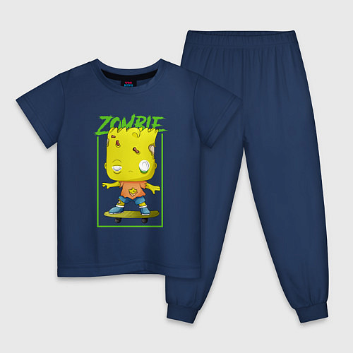 Детская пижама Funko pop Bart / Тёмно-синий – фото 1