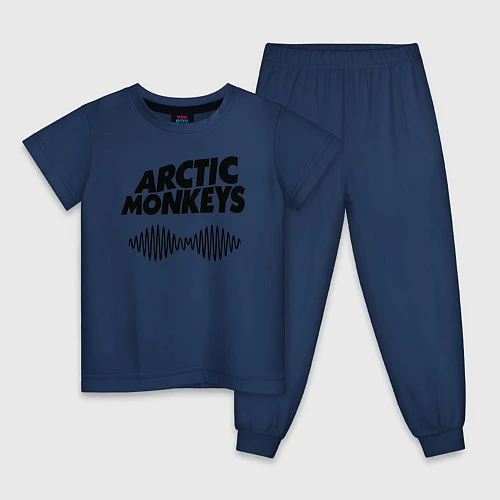 Детская пижама Arctic Monkeys / Тёмно-синий – фото 1