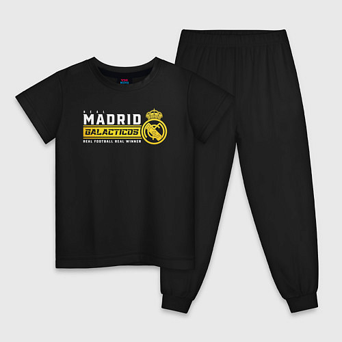Детская пижама Real Madrid galacticos / Черный – фото 1