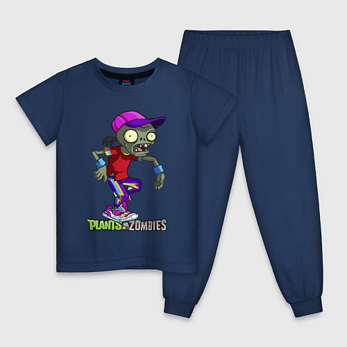 Детская пижама Zombie on sport / Тёмно-синий – фото 1