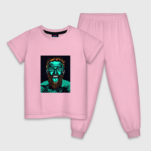 Детская пижама Conor Poster / Светло-розовый – фото 1