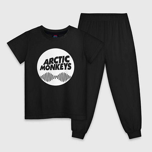 Детская пижама Arctic Monkeys rock / Черный – фото 1