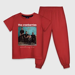 Пижама хлопковая детская The Cranberries rock, цвет: красный