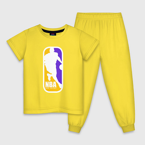 Детская пижама NBA Kobe Bryant / Желтый – фото 1