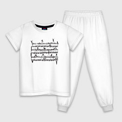 Детская пижама Music people