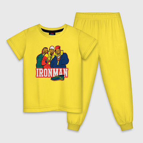 Детская пижама Ironman / Желтый – фото 1