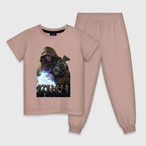 Детская пижама Stalker - Меченный / Пыльно-розовый – фото 1