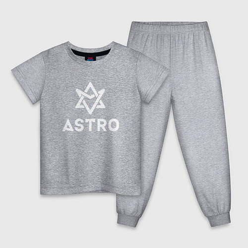 Детская пижама Astro logo / Меланж – фото 1