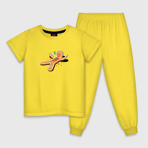 Детская пижама Чужой из пряни / Желтый – фото 1
