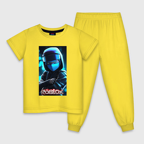 Детская пижама Roblox blue / Желтый – фото 1