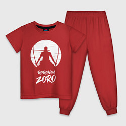 Пижама хлопковая детская Ророноа Зоро, цвет: красный