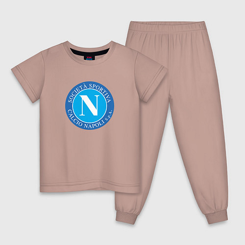 Детская пижама Napoli fc sport / Пыльно-розовый – фото 1