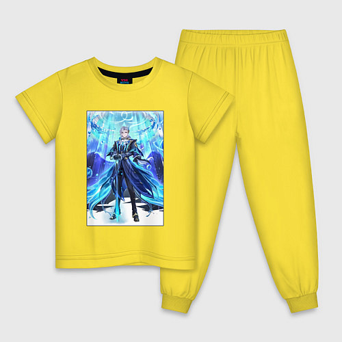 Детская пижама Невиллет из Геншин Импакт / Желтый – фото 1
