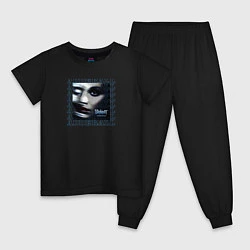 Пижама хлопковая детская Slipknot: Adderall, цвет: черный