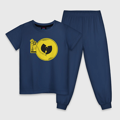 Детская пижама Wu-Tang vinyl / Тёмно-синий – фото 1