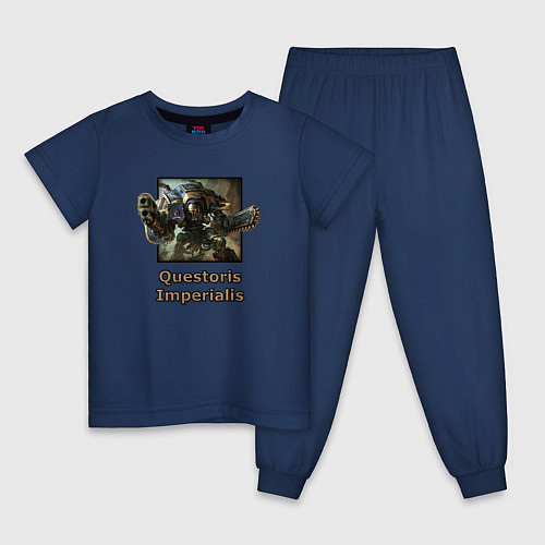 Детская пижама Имперский рыцарь / Тёмно-синий – фото 1