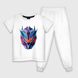 Пижама хлопковая детская Transformers art, цвет: белый