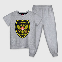 Детская пижама Грибные войска - эмблема