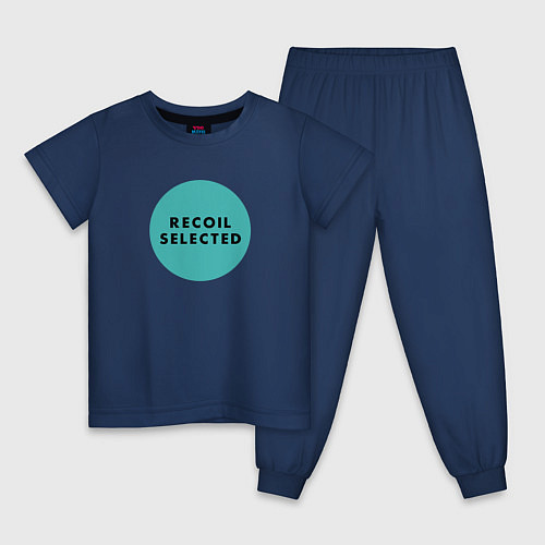 Детская пижама Recoil - Wilders circle / Тёмно-синий – фото 1