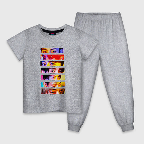 Детская пижама Got7 все участники группы / Меланж – фото 1
