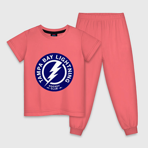 Детская пижама HC Tampa Bay Lightning / Коралловый – фото 1