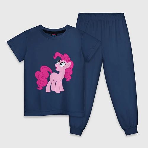 Детская пижама Пони Пинки Пай / Тёмно-синий – фото 1