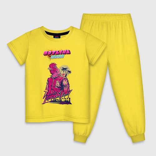 Детская пижама HM: Hooking Over People? / Желтый – фото 1