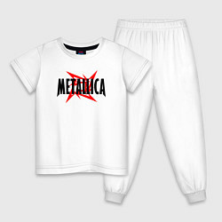 Детская пижама Metallica logo