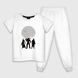 Пижама хлопковая детская Destiny Guardians, цвет: белый