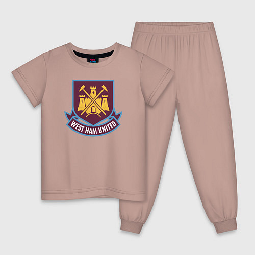 Детская пижама West Ham United FC / Пыльно-розовый – фото 1
