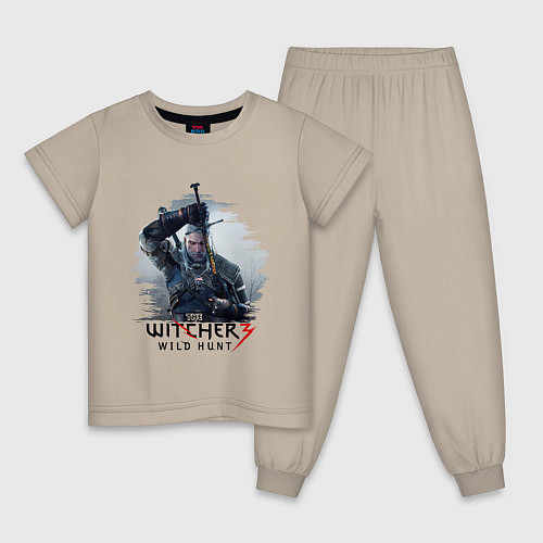 Детская пижама The Witcher 3 / Миндальный – фото 1