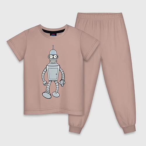 Детская пижама Iron Bender / Пыльно-розовый – фото 1