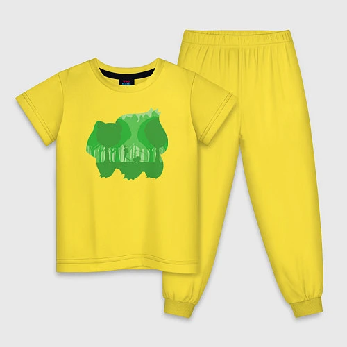 Детская пижама Bulbasaur Shadow / Желтый – фото 1