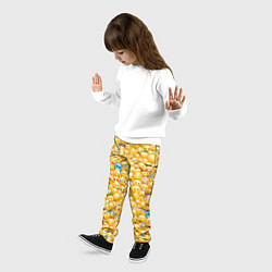 Брюки детские Смайлики Emoji, цвет: 3D-принт — фото 2