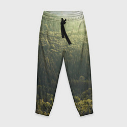 Брюки детские Летний лес, цвет: 3D-принт