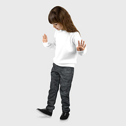 Брюки детские Черная Бумага, цвет: 3D-принт — фото 2
