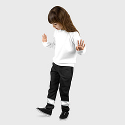 Брюки детские Лос-Анджелес Кингз Форма2, цвет: 3D-принт — фото 2