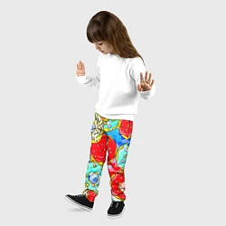 Брюки детские Рай Гомера Симпсона, цвет: 3D-принт — фото 2