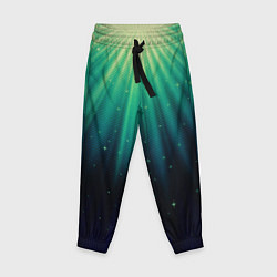 Брюки детские Сияние 3D, цвет: 3D-принт