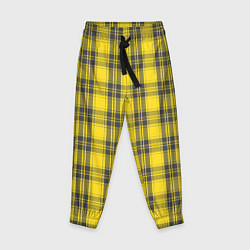 Брюки детские Клеточный узор, цвет: 3D-принт