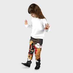 Брюки детские Ниндзя Япония, цвет: 3D-принт — фото 2