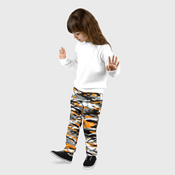 Брюки детские Тигровый камуфляж, цвет: 3D-принт — фото 2